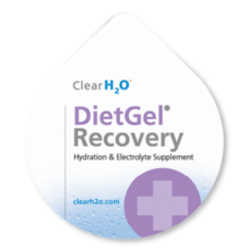 DietGel Recovery is a nutritionally fortified water gel.