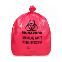 Biohazard Trash Liner - 20-30 Gallon, Infectious Waste, Red